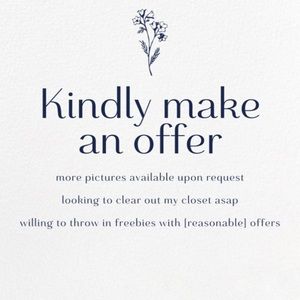 Interested in adding charm and style to your closet as I empty mine out.